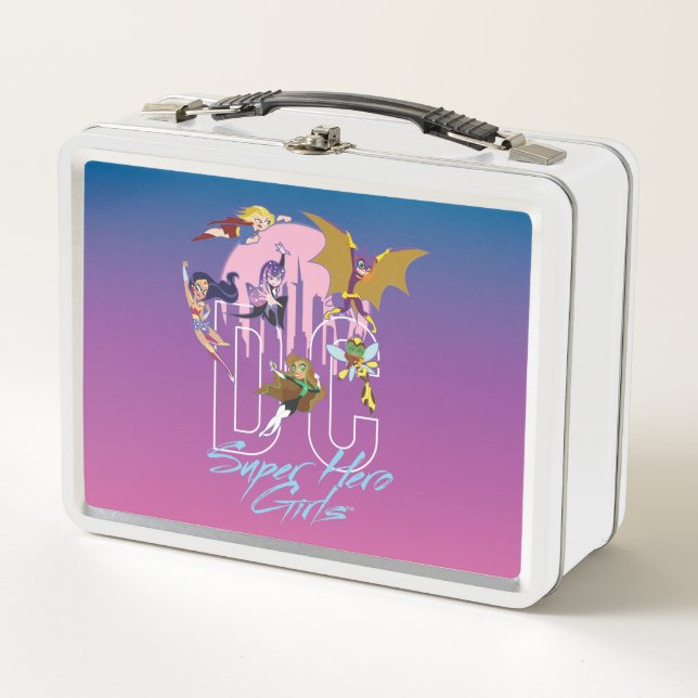 Lunch Box DC Super Hero Girls Skyline (Devant)
