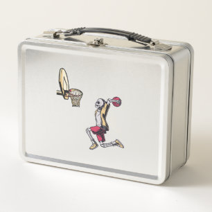 Lunch Box Déguisement de joueur de basket-ball squelette pou