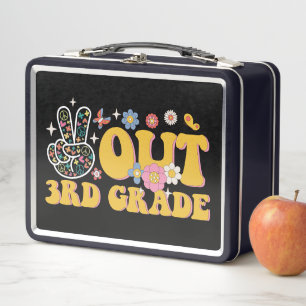 Lunch Box Dernier jour d'école groovy de 3e année, salut !