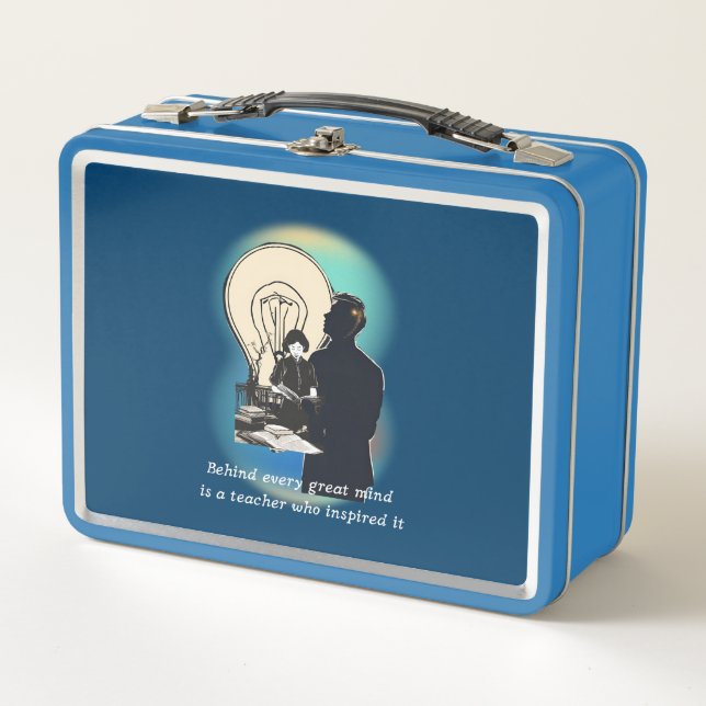 Lunch Box Derrière Chaque Grand Esprit Se Trouve Un Professe (Devant)