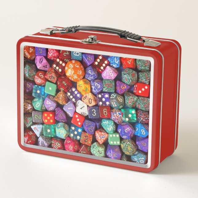 Lunch Box dés multicolores (Devant)