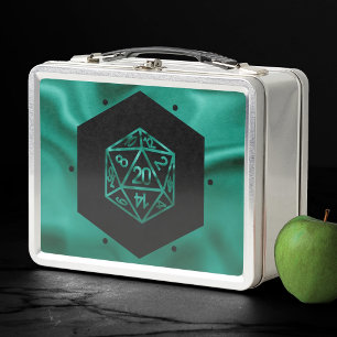 Lunch Box Dés RPG   Emerald Imaginaire Tabletop Retro Gamer