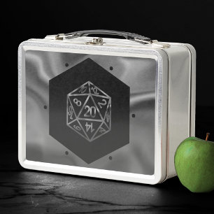 Lunch Box Dés RPG Imaginaire Old School Tabletop Retro Gam