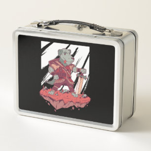 Lunch Box Design de dessin de chien chevalier