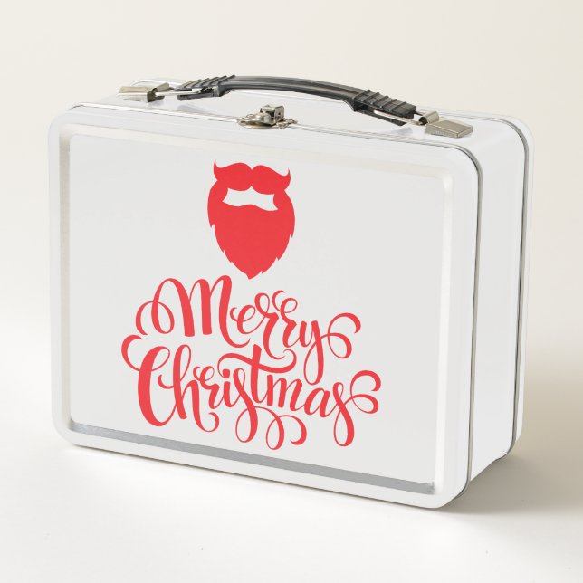 Lunch Box Design de Noël Barbe Père Noël (Devant)