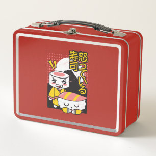 Lunch Box Dessin animé de lutteurs de karaté de sushi drôle