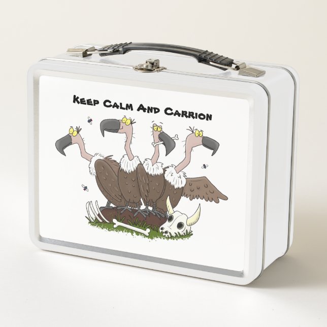 Lunch Box Dessin de l'humour vautours drôle (Devant)