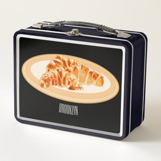 Lunch Box Dessin du Croissant (Devant)