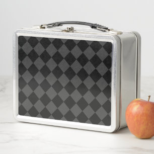 Lunch Box Diamants noirs et fumés - Élégants et intemporels