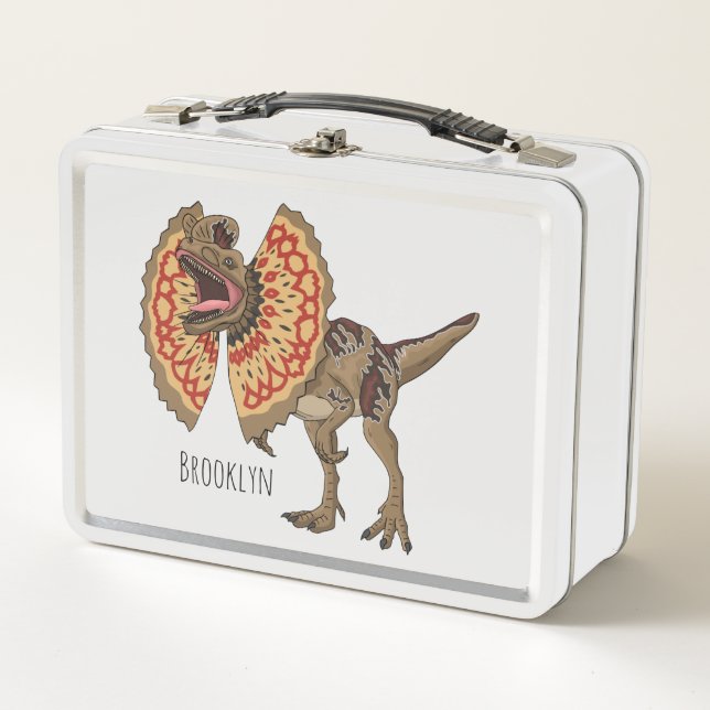 Lunch Box Dilophosaurus dessin animé (Devant)