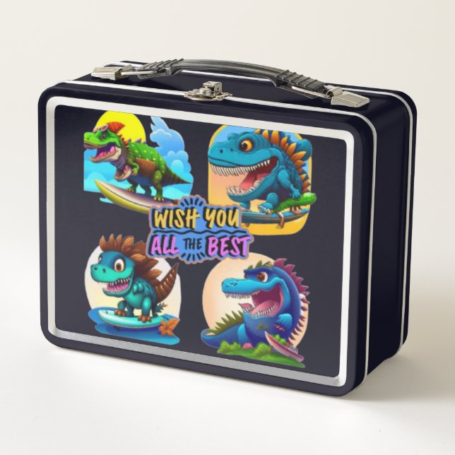 Lunch Box dinosaure  (Devant)