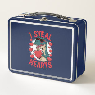 Lunch Box Dinosaure de la Saint-Valentin Je vole les cœurs A