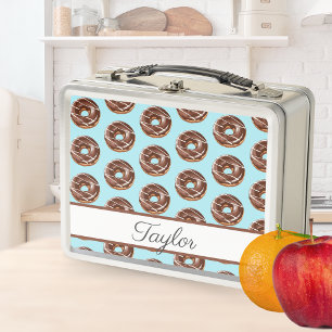 Lunch Box Donut Sweet Girl Motif Nom personnalisé