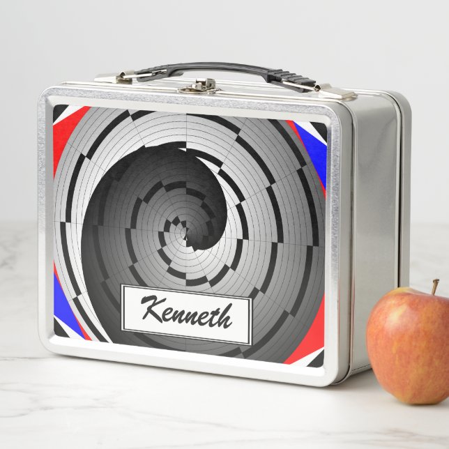 Lunch Box Double Yin Yang Spiral par Kenneth Yoncich (En situation)