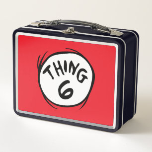 Lunch Box Dr. Seuss Chose Personnalisée Un Chose Deux