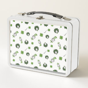 Lunch Box Dr. Seuss   Motif trèfle du Chat dans le Chapeau