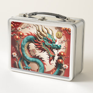 Lunch Box Dragon de Nouvel An Chinois 2024 Monogramme LBox01