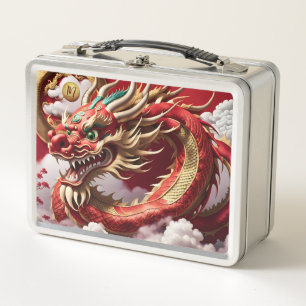 Lunch Box Dragon de Nouvel An Chinois 2024 Monogramme LBox05