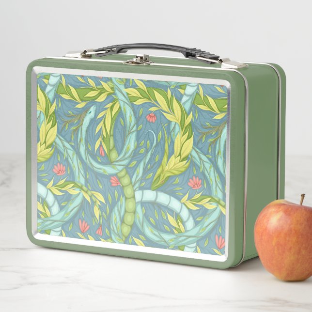 Lunch Box Dragons en bois (En situation)