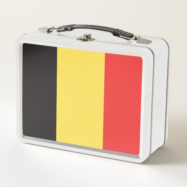 Lunch Box Drapeau de Belgique (Devant)
