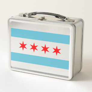 Lunch Box Drapeau de Chicago