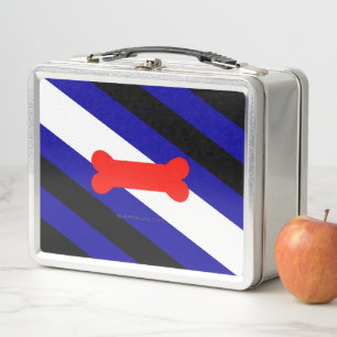 Lunch Box Drapeau de fierté de jeu de chiots de SlipperyJoe