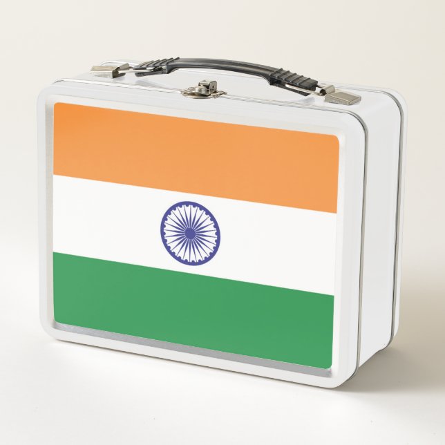 Lunch Box Drapeau de l'Inde (Devant)