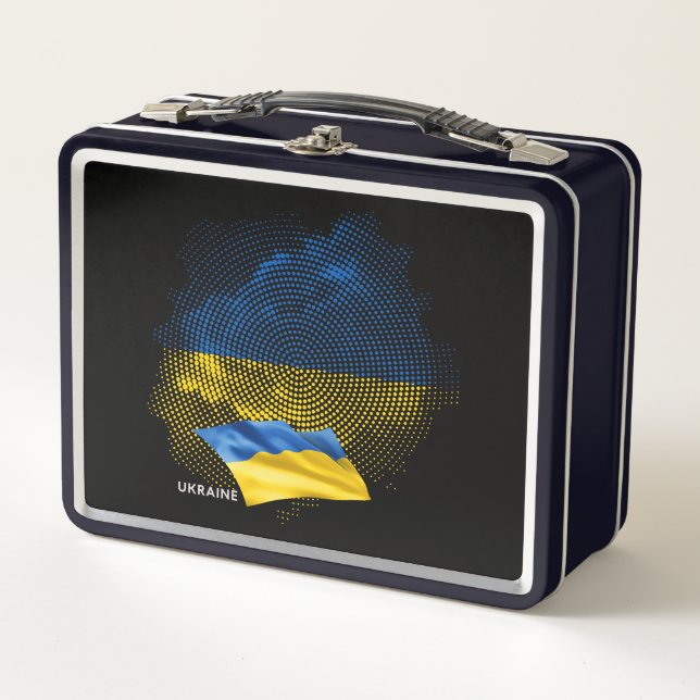 Lunch Box Drapeau de l'Ukraine (Devant)