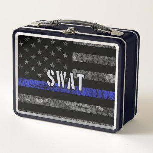 Lunch Box Drapeau de police SWAT en état de détresse