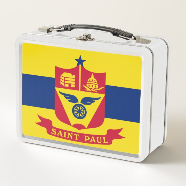 Lunch Box Drapeau de Saint Paul (Minnesota) (Devant)