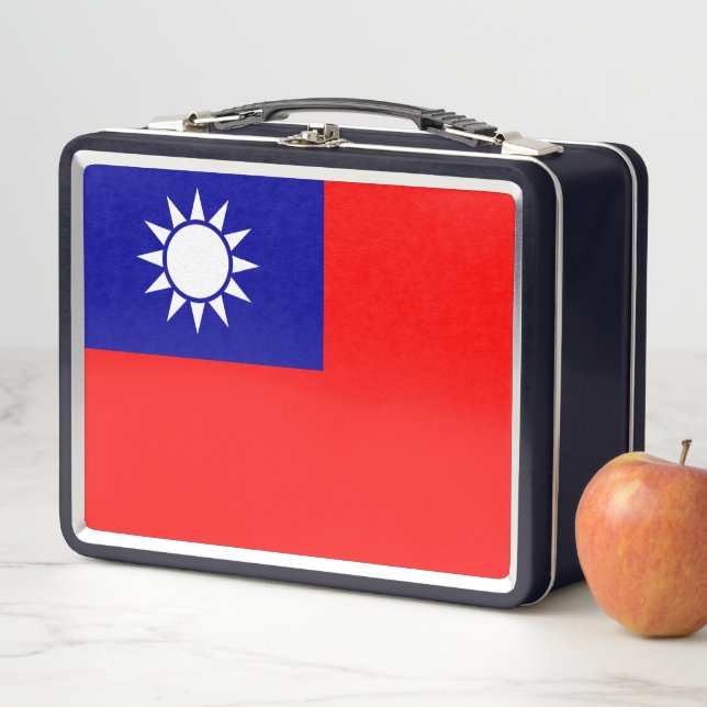 Lunch Box Drapeau de Taïwan : République de Chine, Taipei ch (En situation)