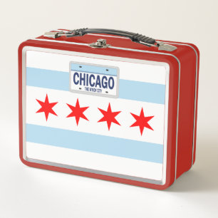Lunch Box Drapeau d'état américain - Chicago