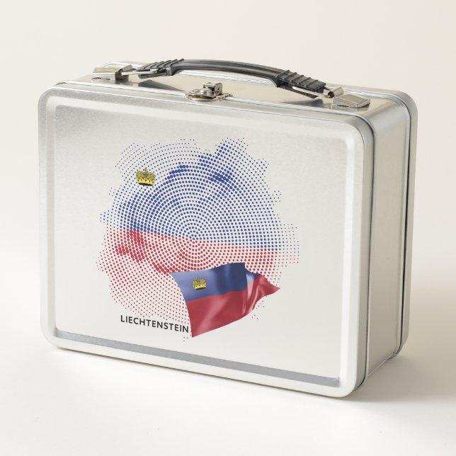 Lunch Box drapeau du Liechtenstein (Devant)