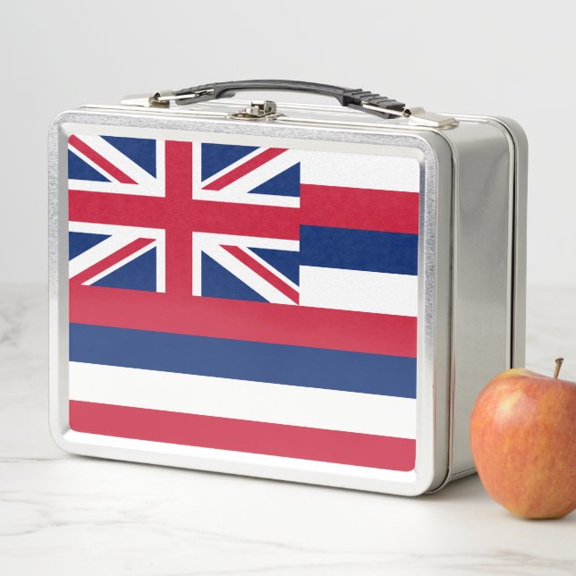 Lunch Box Drapeau Hawaï (En situation)