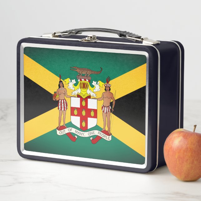 Lunch Box Drapeau jamaïcain / Armoiries (En situation)