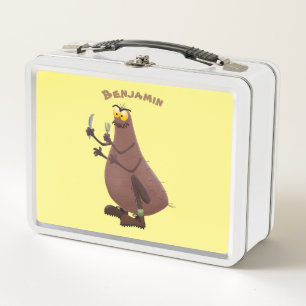 Lunch Box Drôle affamé pulette affamée dessin animé