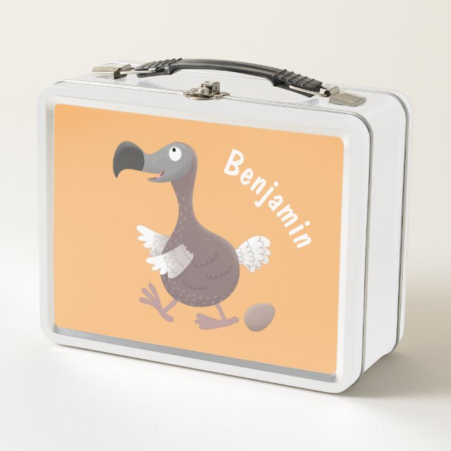 Lunch Box Drôle dessin animé d'oiseau de dodo (Devant)