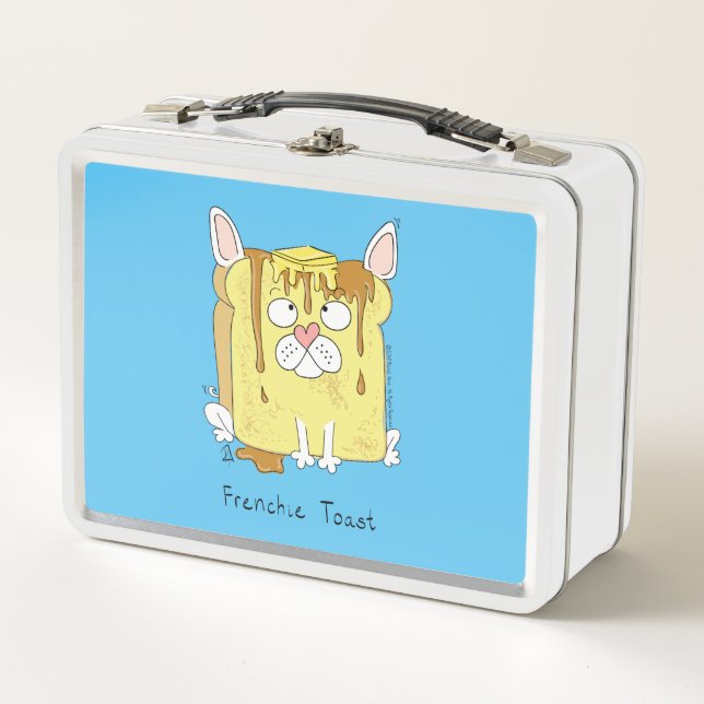 Lunch Box Drôle French Bulldog Frenchie mignon Dessin de chi (Devant)