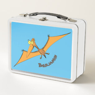 Lunch Box Drôle mignon dessin animé de pterodactyle volant o