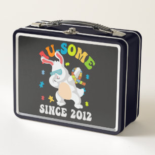 Lunch Box Drôle Pâques Dabbing Bunny Sensibilisation sur l'a