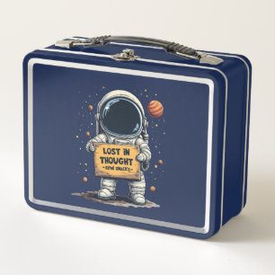 Lunch Box Drôle perdu dans la pensée astronaute l'illustrati