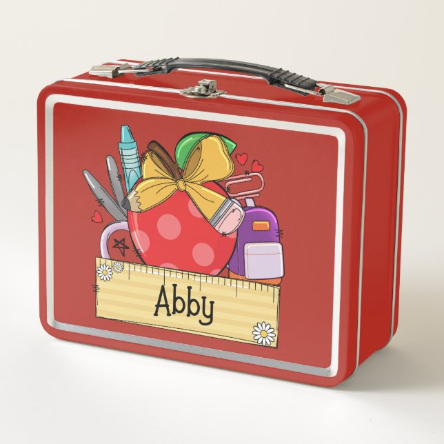 Lunch Box École personnalisée (Devant)
