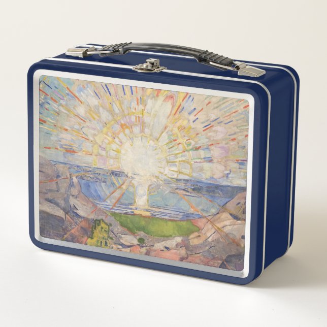 Lunch Box Edvard Munch Peinture murale Le Soleil (Solen) (19 (Devant)