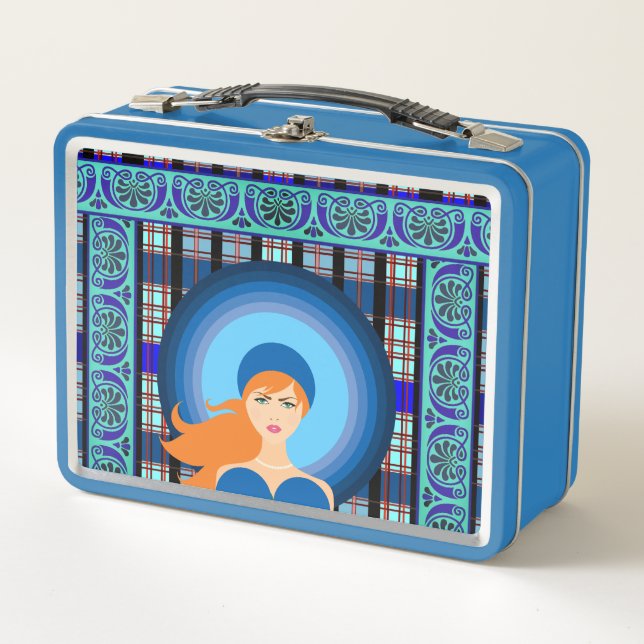 Lunch Box Élégance Chic Pays Plaid (Devant)