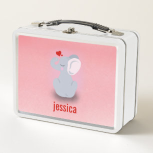 Lunch Box Eléphant au coeur