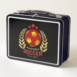 Lunch Box Emblème de football personnalisé