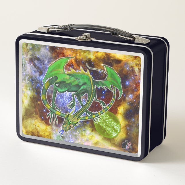Lunch Box Emerald Cosmic Dragon (Devant)