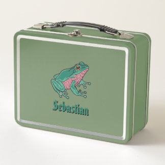 Lunch Box Enfants grenouille personnalisable
