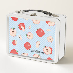 Lunch Box Enseignants des pommes et des points personnalisés