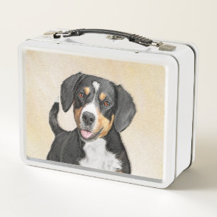 Lunch Box Entlebucher Mountain Dog Peinture - Art original